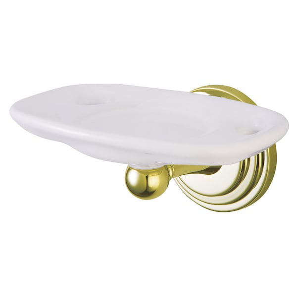 Milano Toothbrush W/ Tumbler Holders, Polished Brass